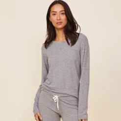 MONROW Supersoft Zip Up Dark Heather Hoody DARKHEATHER Sale